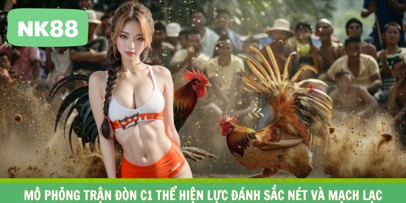 Mô phỏng trận đòn C1 thể hiện lực đánh sắc nét và mạch lạc
